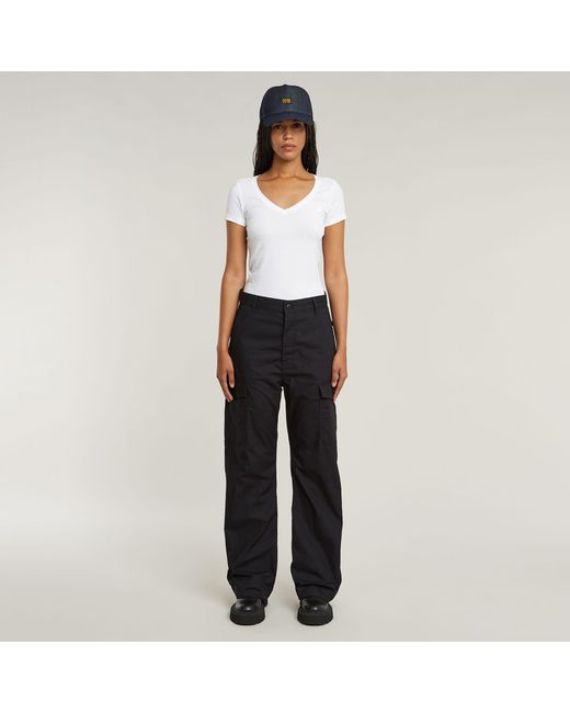 G-Star Black Regular Cargo Pants