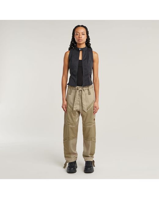 G-Star Tone On Tone Cargo Broek in het Natural