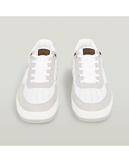 G-Star RAW Arc Leather Blocked Sneaker in White für Herren