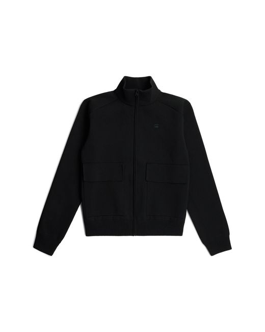G-Star Black Tech Knit Jacket for men