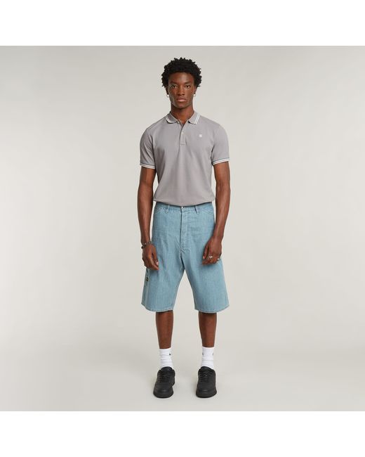 G-Star Blue Bam Logger Short for men