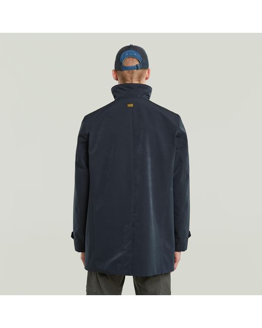 G-Star Garber Trenchcoat, Nicht Wattiert in Blue für Herren