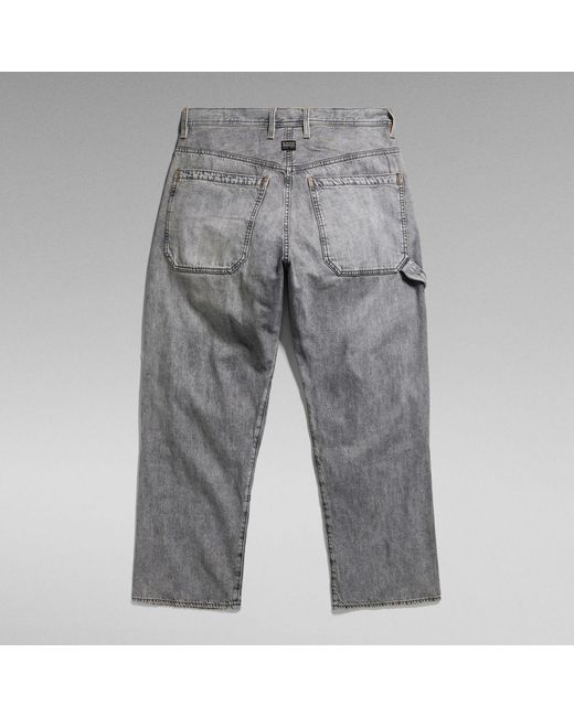 G-Star RAW Carpenter 3d Loose Jeans in het Gray voor heren
