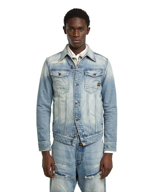 G-Star Blue Essential Arc 3D Jacket for men