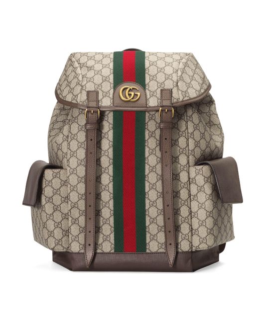 Gucci Canvas Ophidia gg Medium Backpack in Beige (Natural) for Men - Save  36% - Lyst