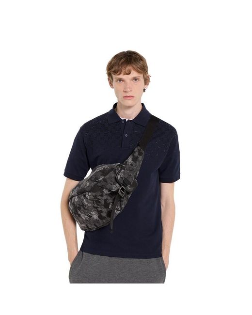 Sac À Bandoulière En Toile Gg Grand Format Gucci pour homme en coloris Black