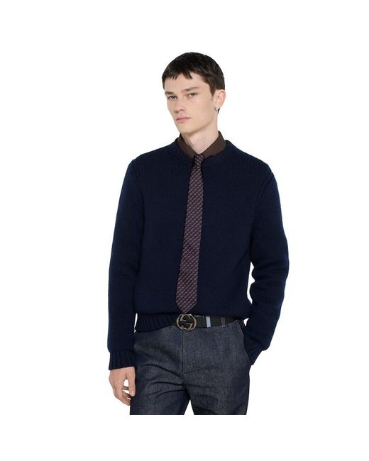 Cravatta di Gucci in Blue da Uomo