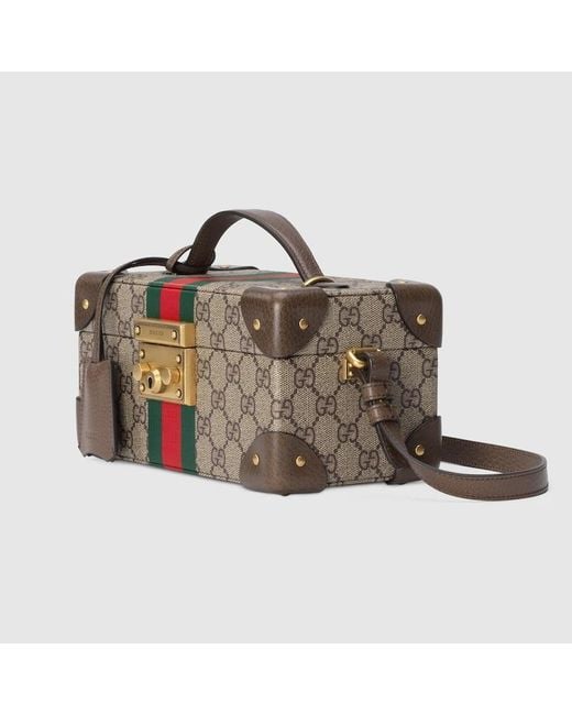Gucci Brown Savoy Jewelry Case