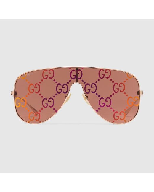 Gucci Pink Mask Sunglasses