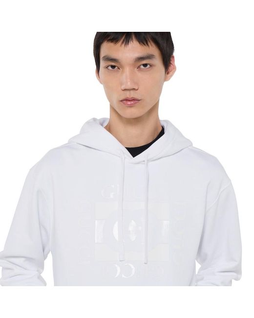 Gucci White Cotton Jersey Sweatshirt With Print for men