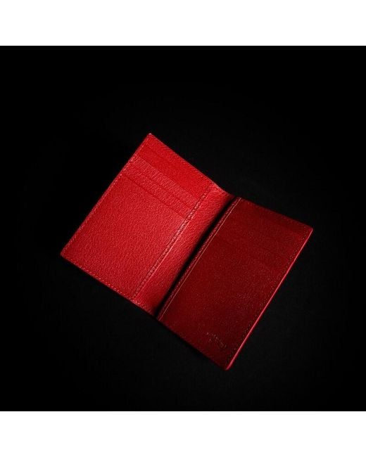 Gucci Red Lira Card Case for men
