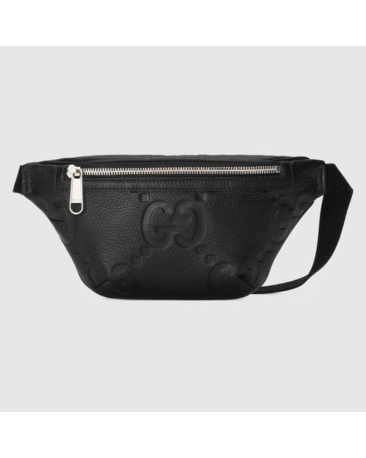 Marsupio Jumbo Gg Misura Piccola, Taglia 75 di Gucci in Black da Uomo