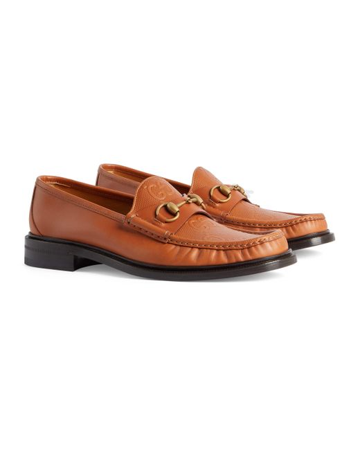 Gucci Loafer With Horsebit in Brown for Men | Lyst