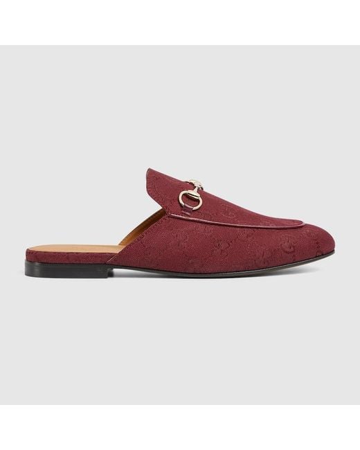 Gucci Red Princetown Slipper