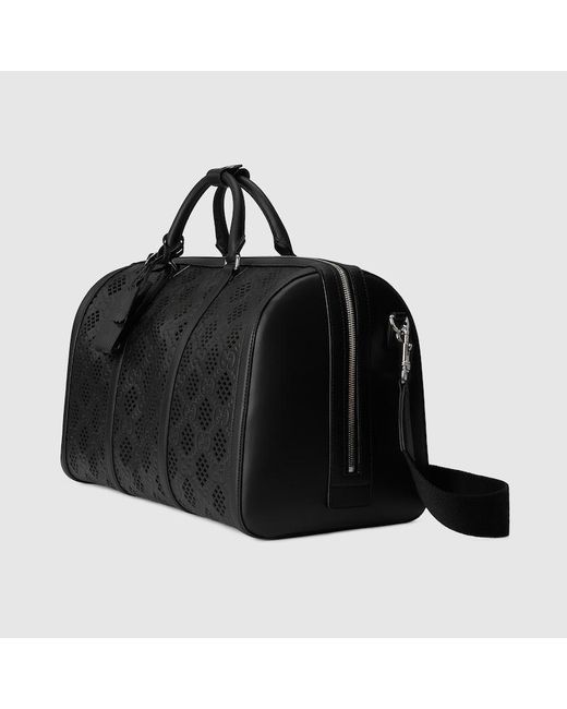 Gucci Black GG Large Duffle Bag for men