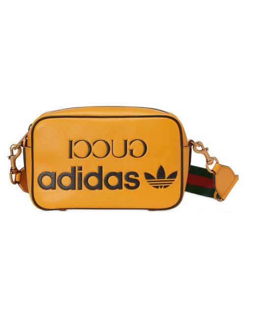 Gucci Adidas X Small Shoulder Bag in Orange for Men Lyst