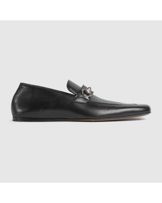 Gucci Black Loafer With Horsebit, Leather