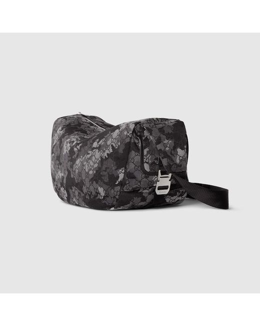Sac À Bandoulière En Toile Gg Grand Format Gucci pour homme en coloris Black