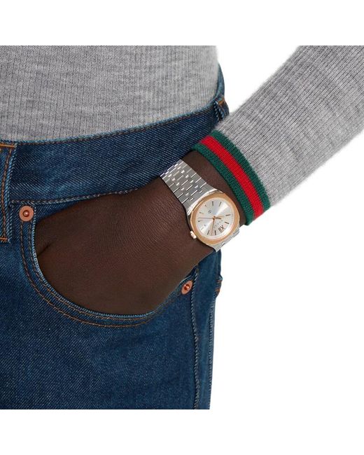 Gucci Metallic 25H Watch, 30Mm