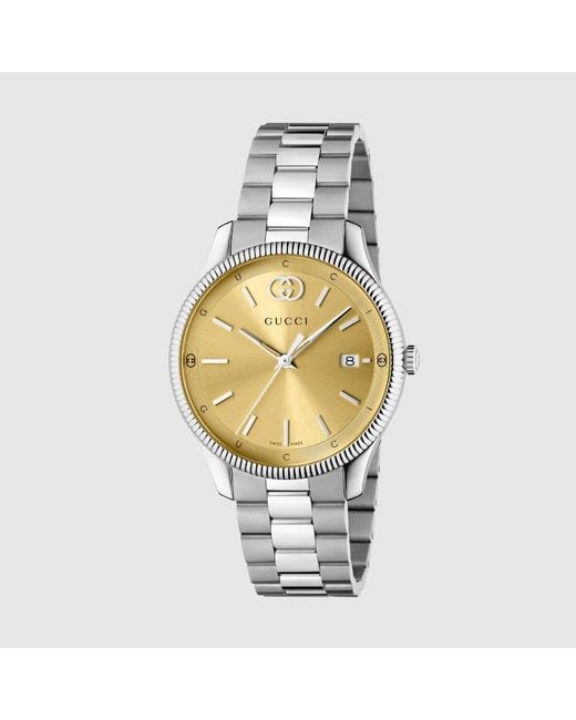 Gucci Metallic G-Timeless Watch, 38Mm