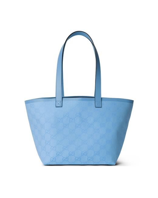 Gucci Blue GG Small Tote Bag