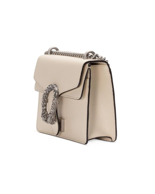 Gucci Dionysus Mini Leather Bag in White - Lyst