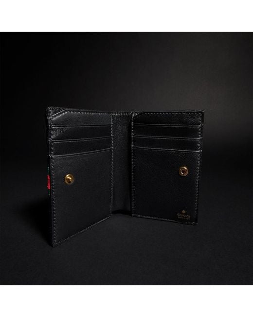 Gucci Black Gg Marmont Small Wallet