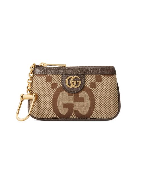 Gucci Natural Ophidia Jumbo GG Key Case