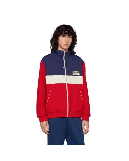Felpa con cappuccio G Rhombus con zip da Uomo - Gucci | Biffi