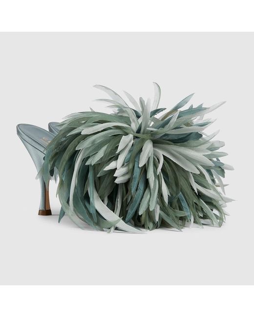 Gucci Green Slide Sandal, Size 35 It