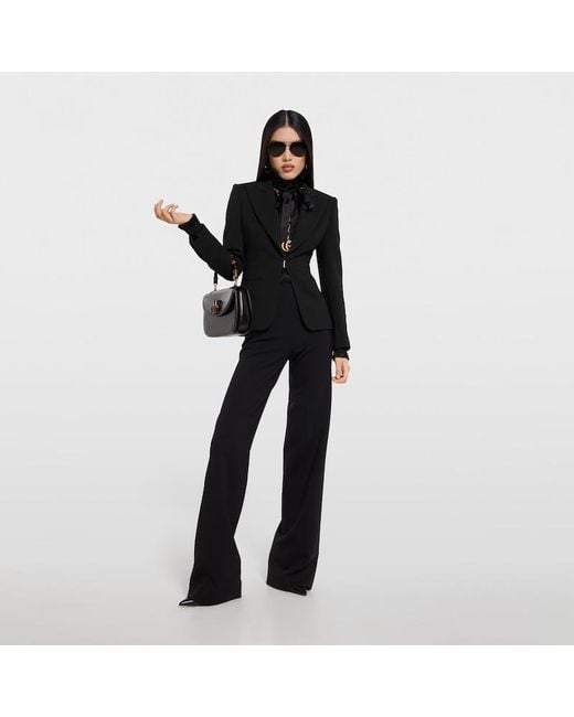 Gucci Black Technical Stretch Wool Jacket