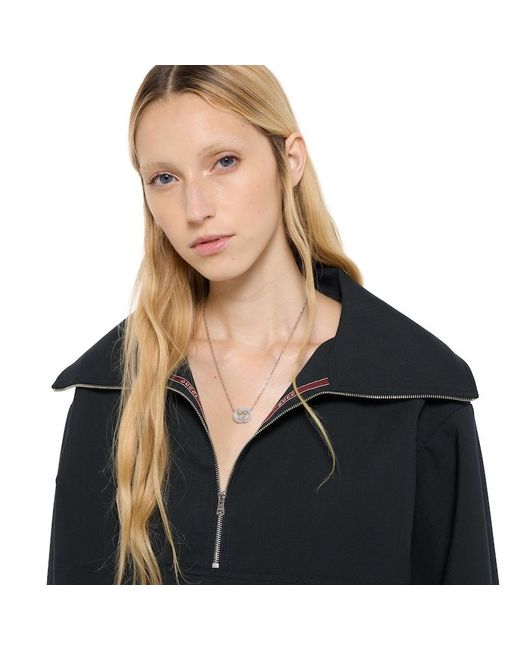 Gucci Black Wool Sweater With Detail
