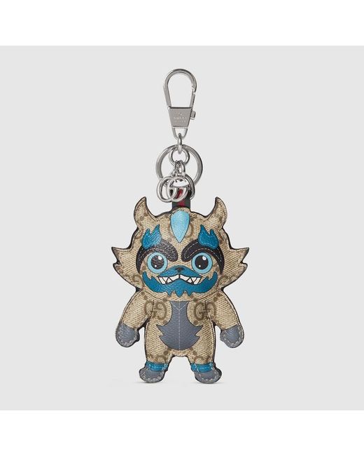 Gucci Blue Besties Keychain Charm for men