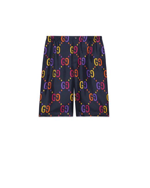 gucci silk shorts men