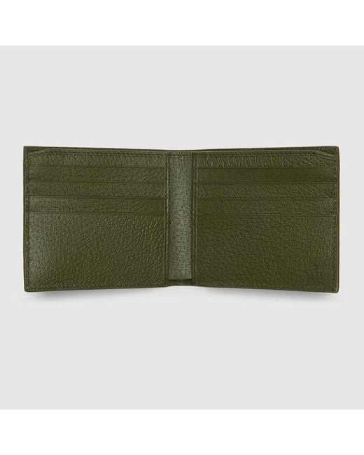 Gucci Gray GG Wallet With GG Detail for men