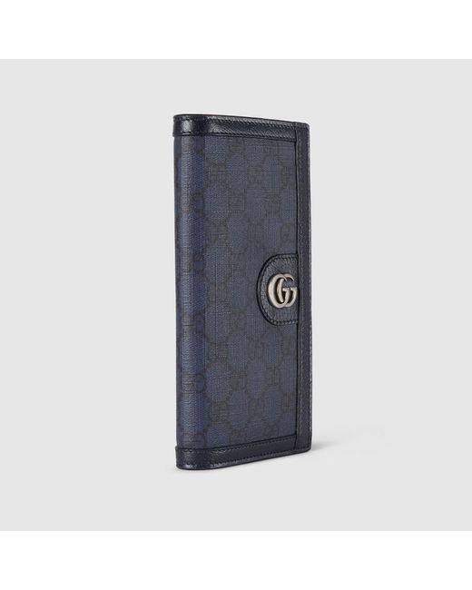 Gucci Blue Ophidia GG Long Wallet for men