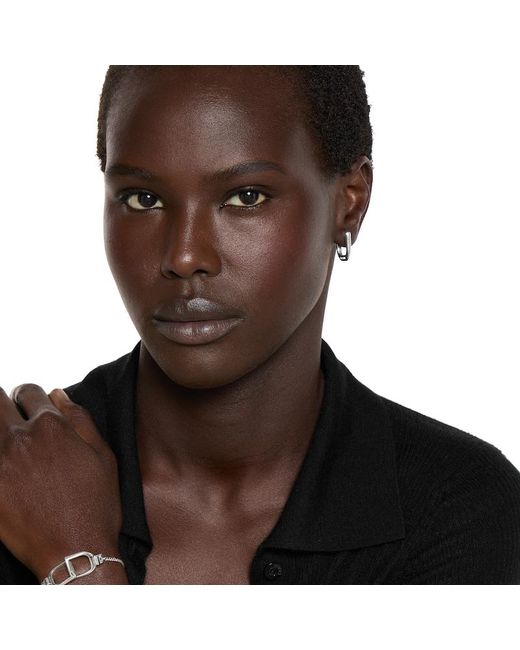 Gucci Metallic Staffa Small Hoop Earrings