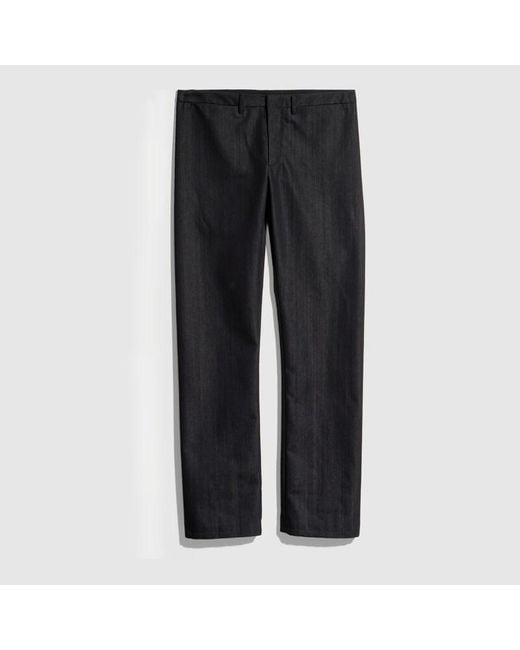 Gucci Black Cotton Blend Denim Pants