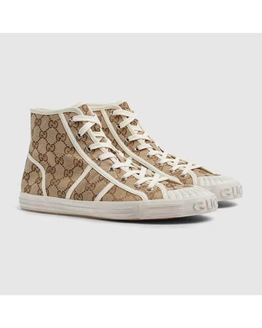 Gucci Natural GG High Top Sneaker for men