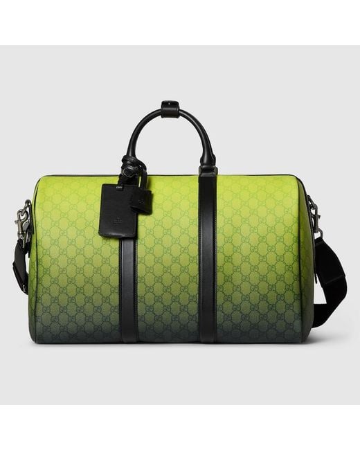 Gucci Green Chroma Medium Duffle Bag for men