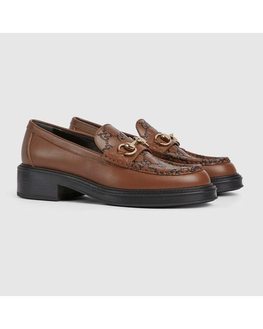 Gucci Brown Horsebit Loafer