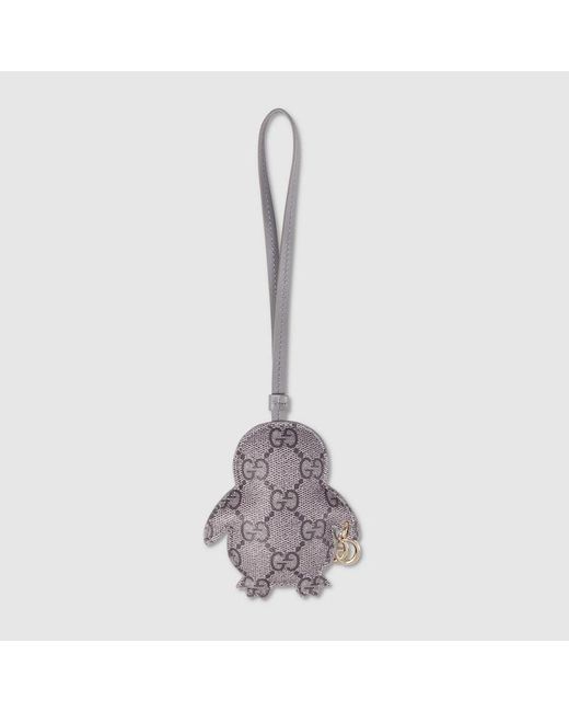 Gucci White Penguin-Shaped Bag Charm