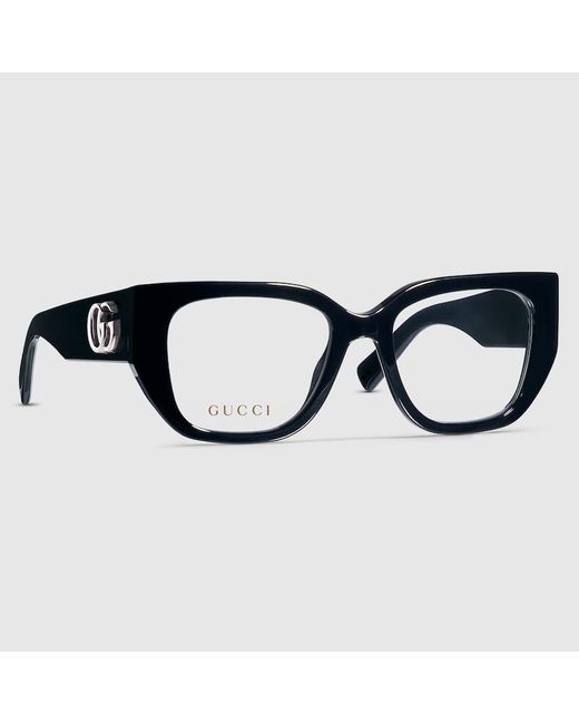 Monture Optique Papillon Gucci en coloris Black