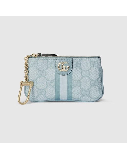 Gucci Blue Ophidia GG Key Case