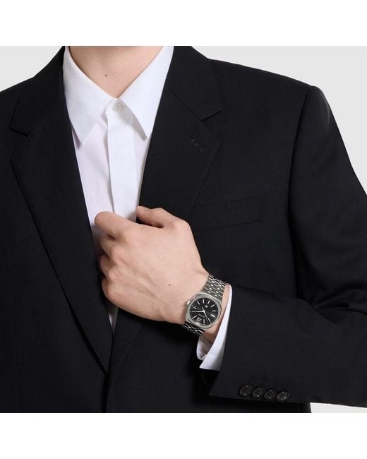 Gucci Metallic 25H Watch, 36Mm for men