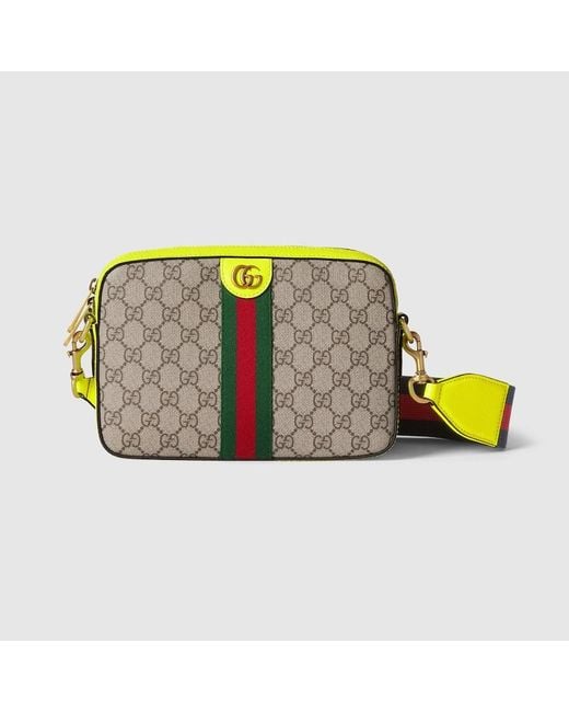 Gucci Green Ophidia GG Small Crossbody Bag for men