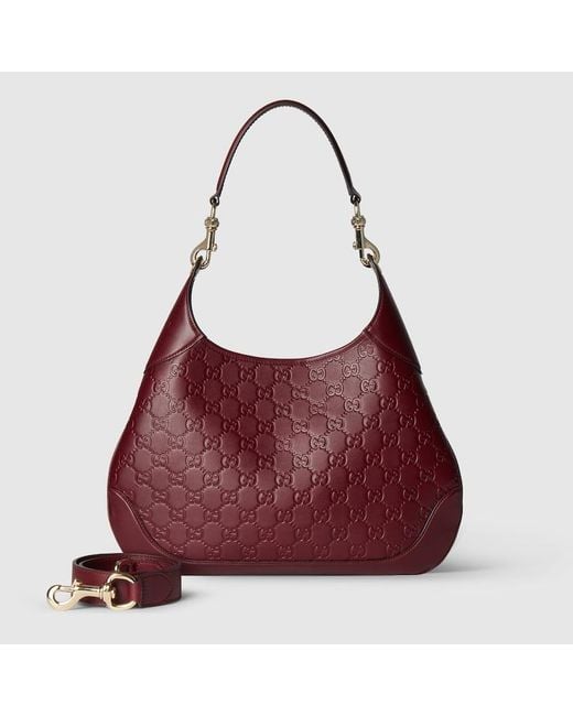 Gucci Purple B Medium Shoulder Bag