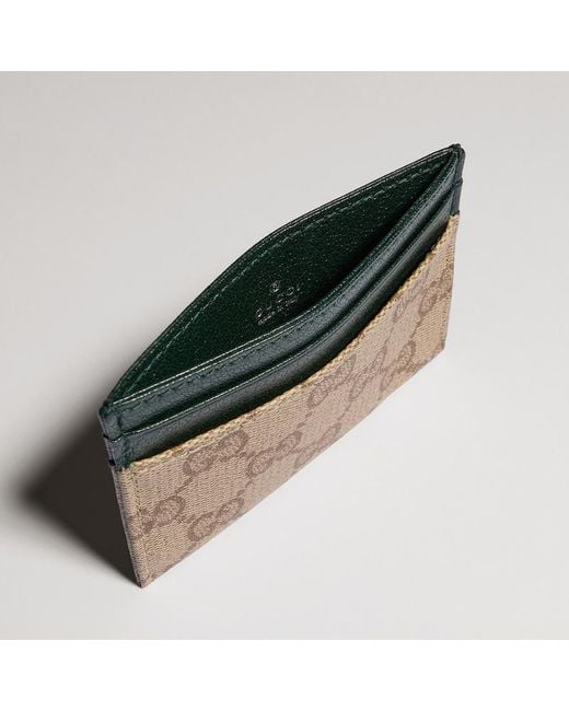 Gucci Metallic Essence Classic Card Case, Leather for men