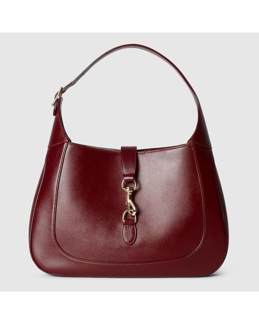Gucci Red Jackie Medium Shoulder Bag