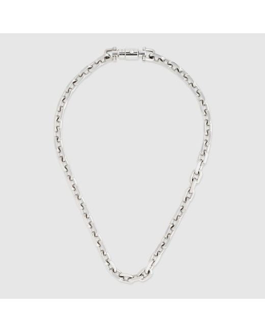 Gucci Metallic Jackie 1961 Chain Necklace for men